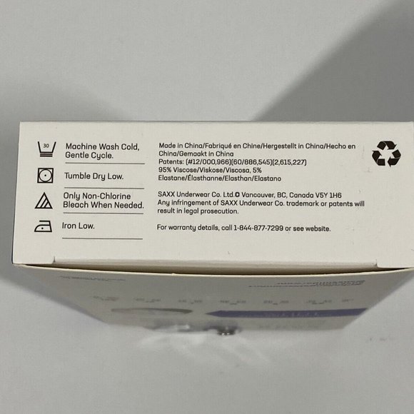 NWT Saxx Ultra Boxer Briefs Relaxed Fit - Grey The Hills Are Alive Size Medium - Picture 6 of 6